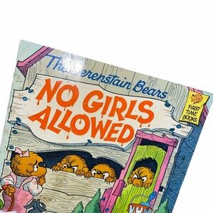 Berenstain Bears Vintage book No girls allowed